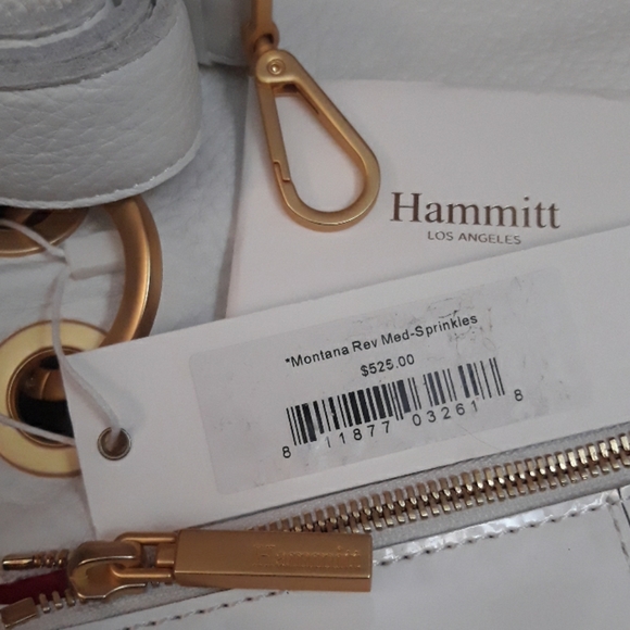 Hammitt Montana Reversible Ceramic WHITE Crossbody - Picture 5 of 8